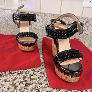 Christian Louboutin barboullaga wedge sandal